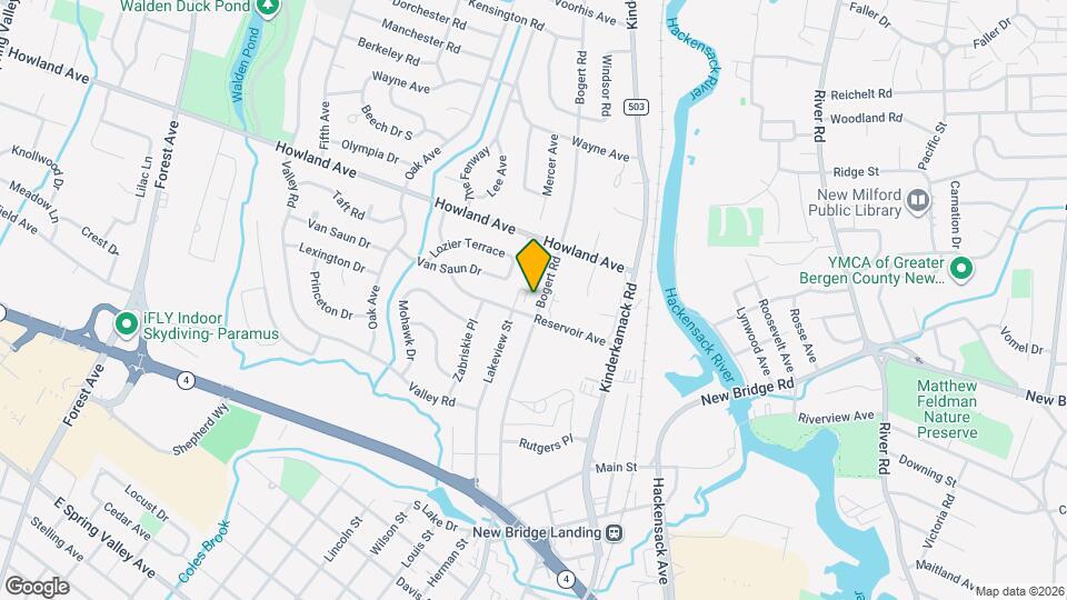 255 Bogert Rd Map and Location Details