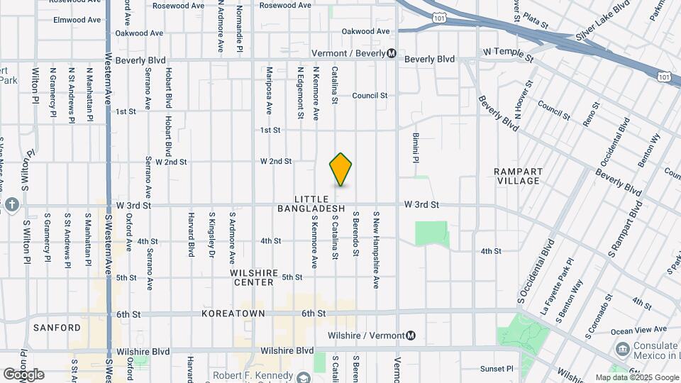 240 S Catalina St Map and Location Details