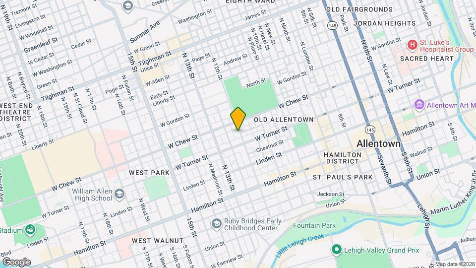 222 N 12th St Mapa y Detalles de la Ubicación