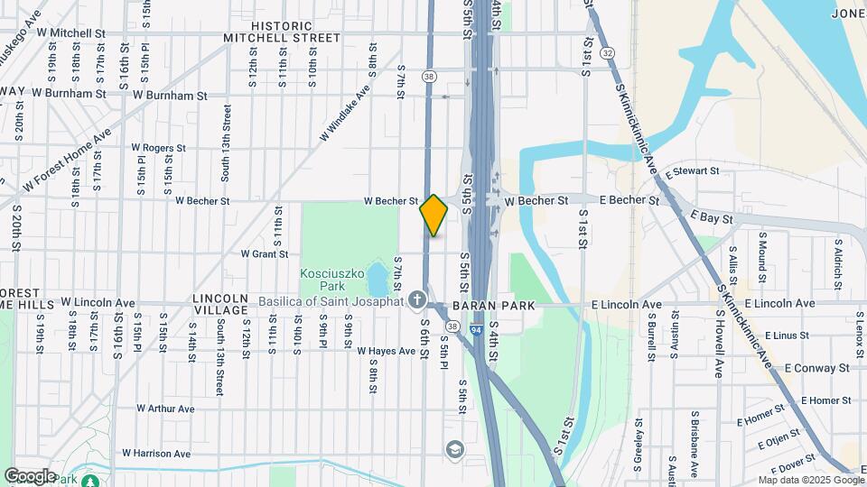 2166 S 6th St Map and Location Details