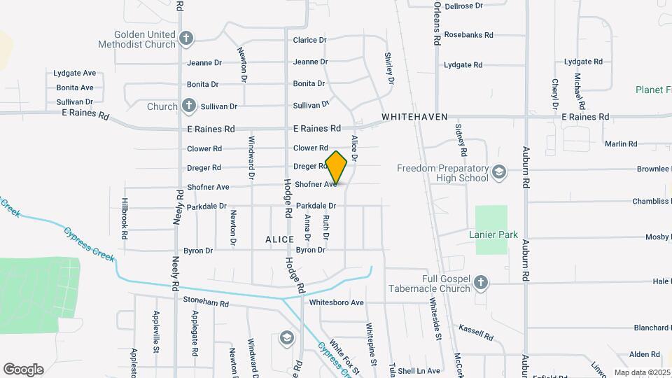 523 Shofner Ave Map and Location Details