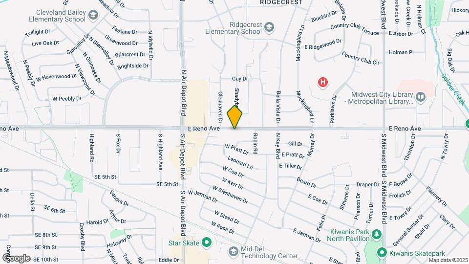 224 W Morningside Dr Mapa y Detalles de la Ubicación