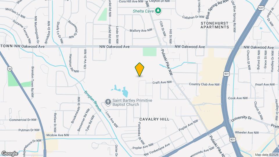 2849 Greenside Dr NW Map and Location Details