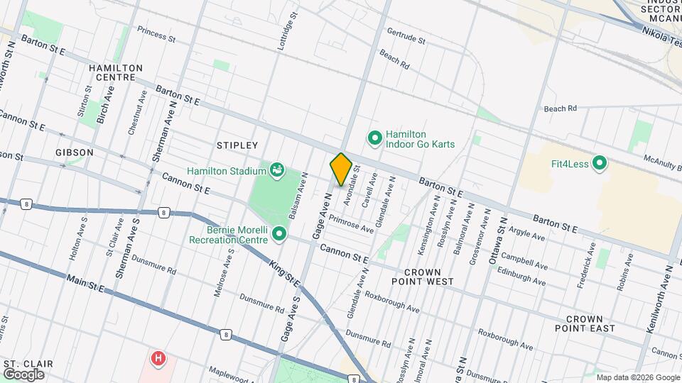 252 Beechwood Ave Map and Location Details