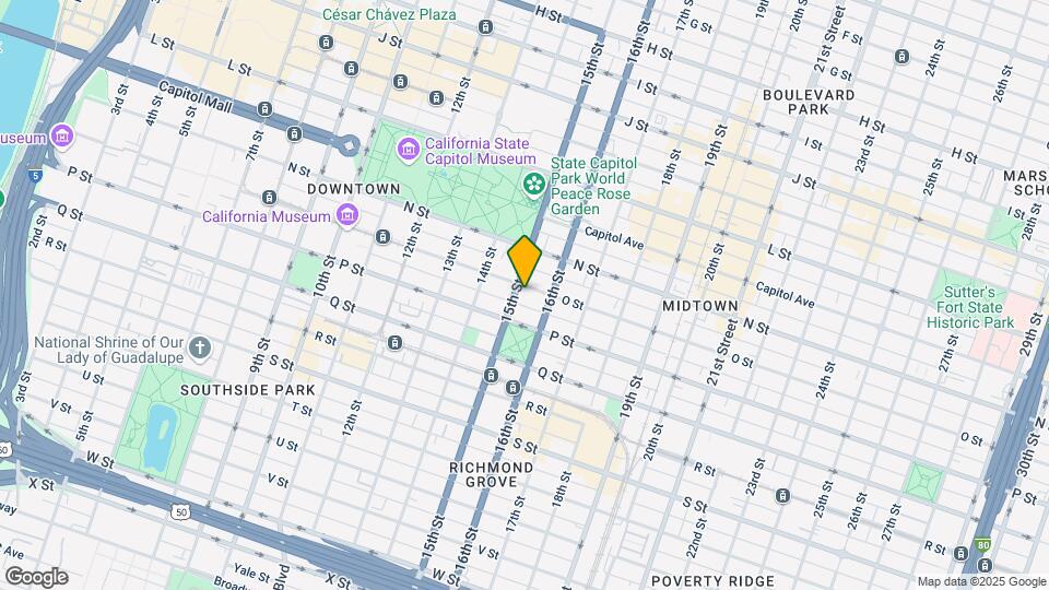 1506 O St Map and Location Details