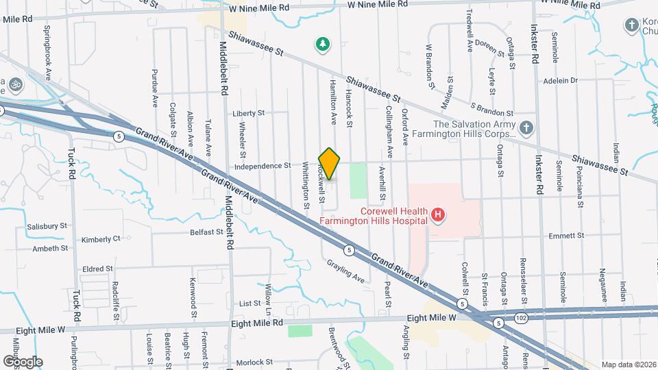 21331 Hamilton Ave Mapa y Detalles de la Ubicación