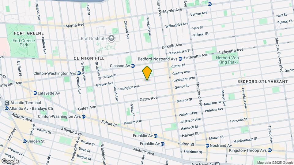 105 Lexington Ave Map and Location Details