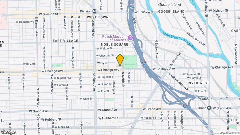 1412 W Chicago Ave, Unit 3W Mapa y Detalles de la Ubicación