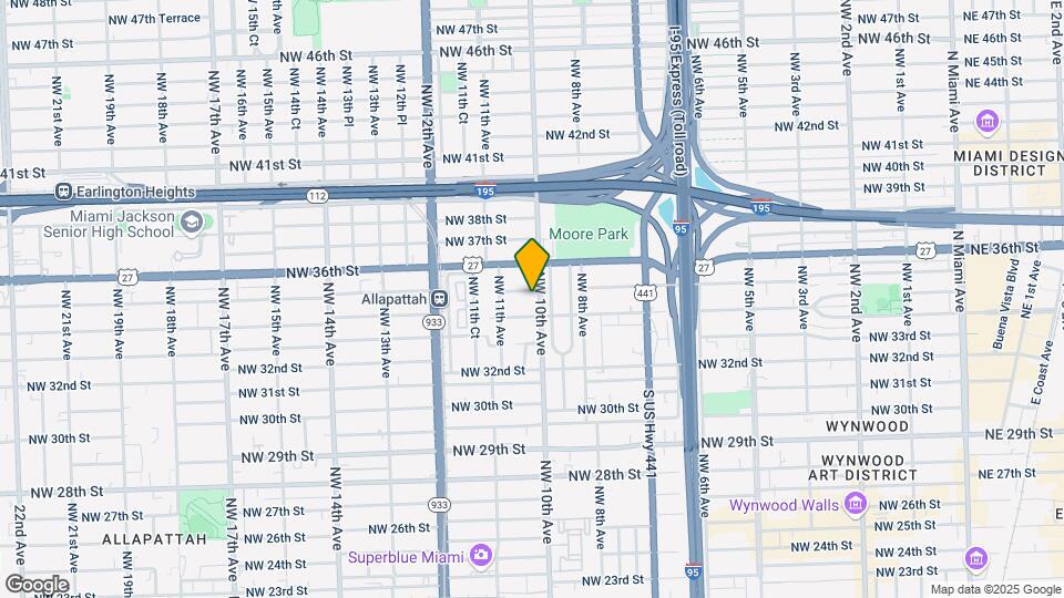 3430 NW 10th Ave Map and Location Details