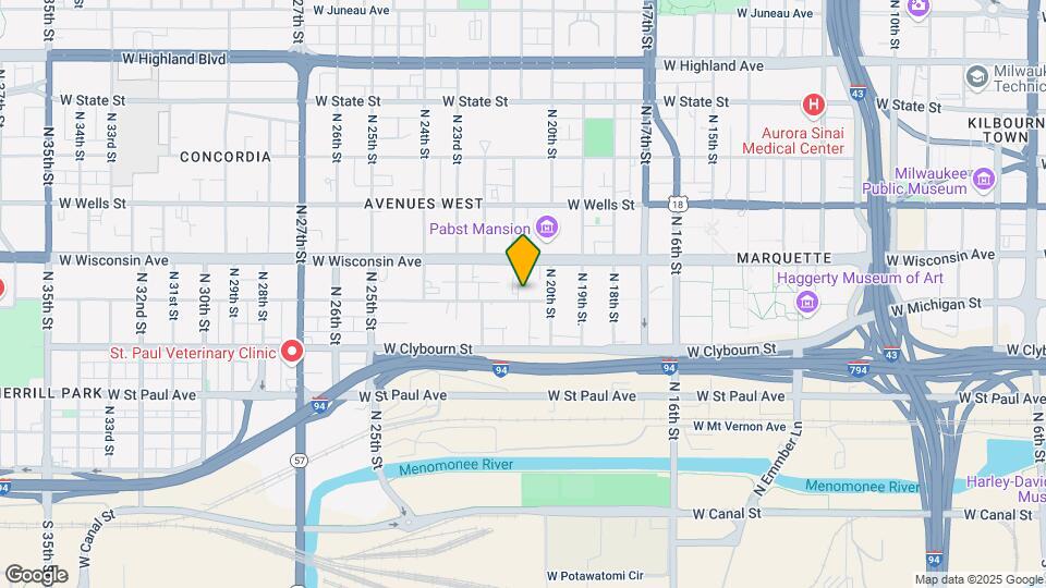 2032 W Michigan St Map and Location Details