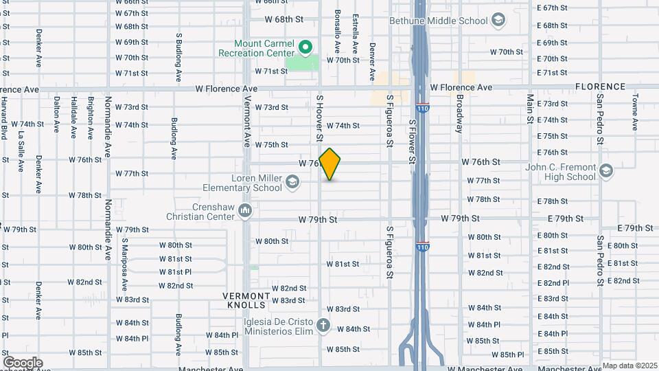 732 W 77th St Map and Location Details