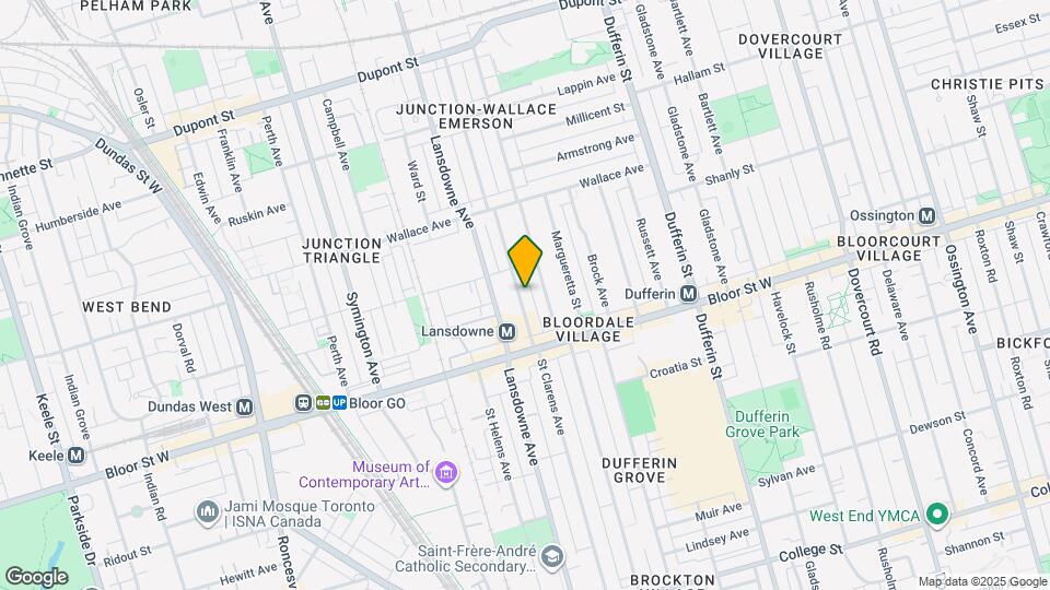 499 St Clarens Ave Map and Location Details