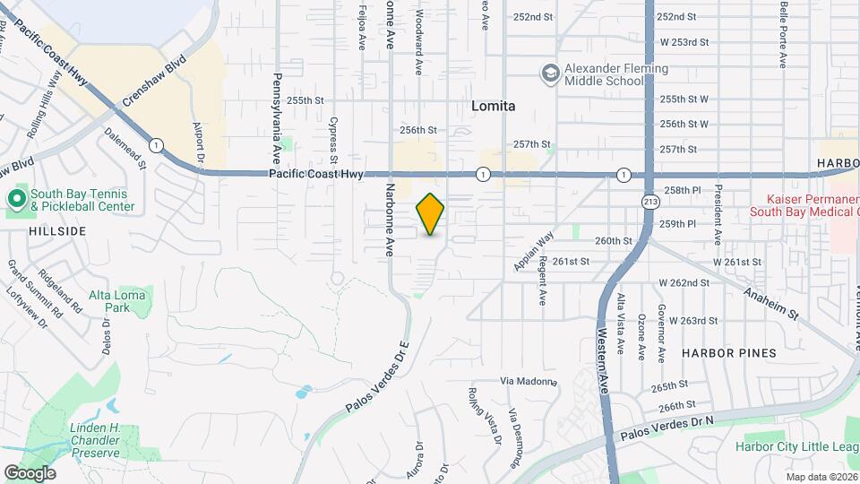 26005 Oak St Apartments and Nearby Lomita Apartments For Rent Lomita, CA