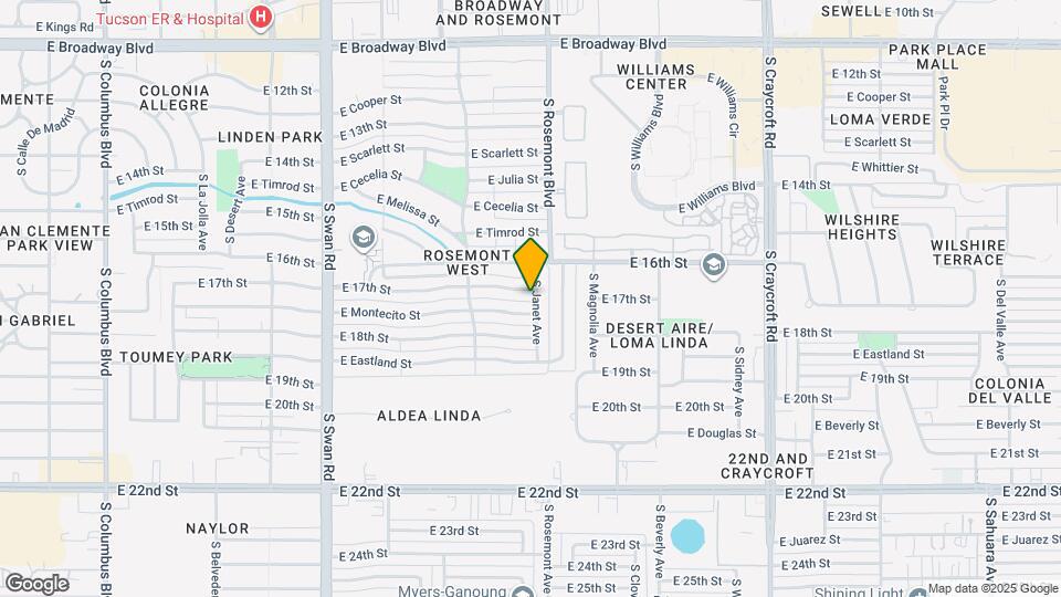 5034 E 17th St Map and Location Details