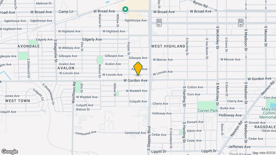 1114 W Lincoln Ave Map and Location Details