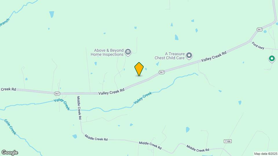 2444 Valley Creek Rd Map and Location Details