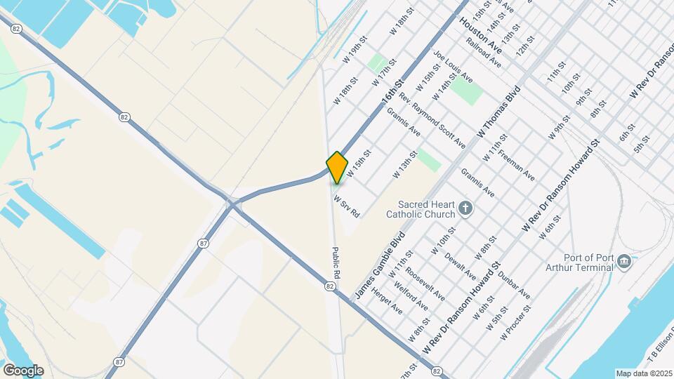 1710 W 15th St Map and Location Details