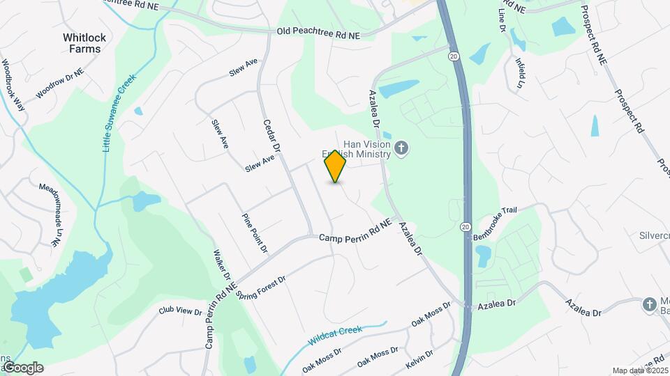 2180 Perrin Springs Dr NE Map and Location Details