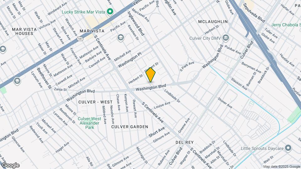 4021 S Centinela Ave Map and Location Details