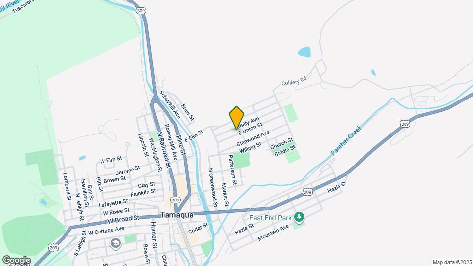 349 E Union St Map and Location Details