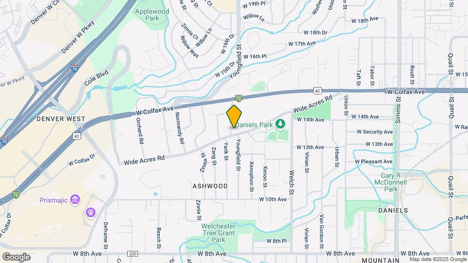 1320 Youngfield St Mapa y Detalles de la Ubicación