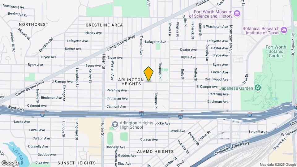 4223 El Campo Ave Map and Location Details
