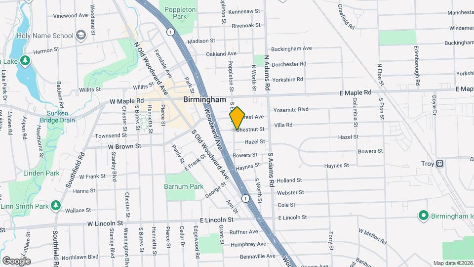 810 Chestnut St Map and Location Details