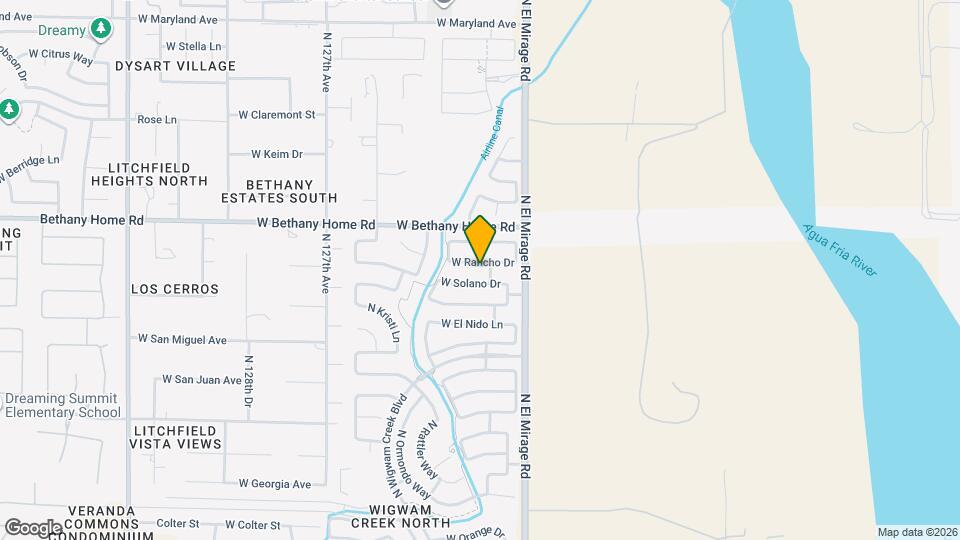 12411 W Rancho Dr Map and Location Details