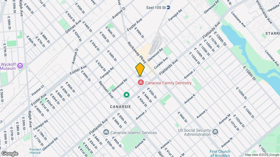 1105 E 95th St Mapa y Detalles de la Ubicación