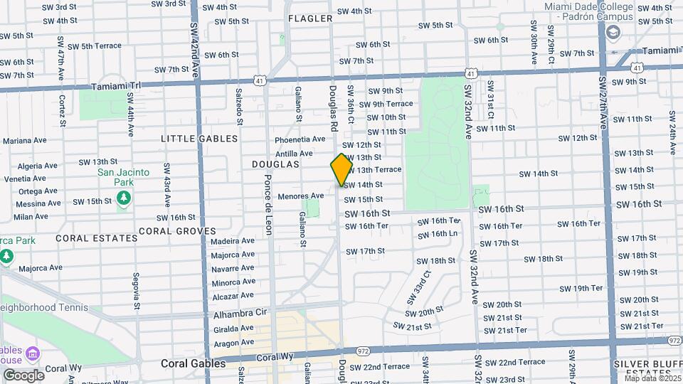 1421 SW 37th Ave Map and Location Details