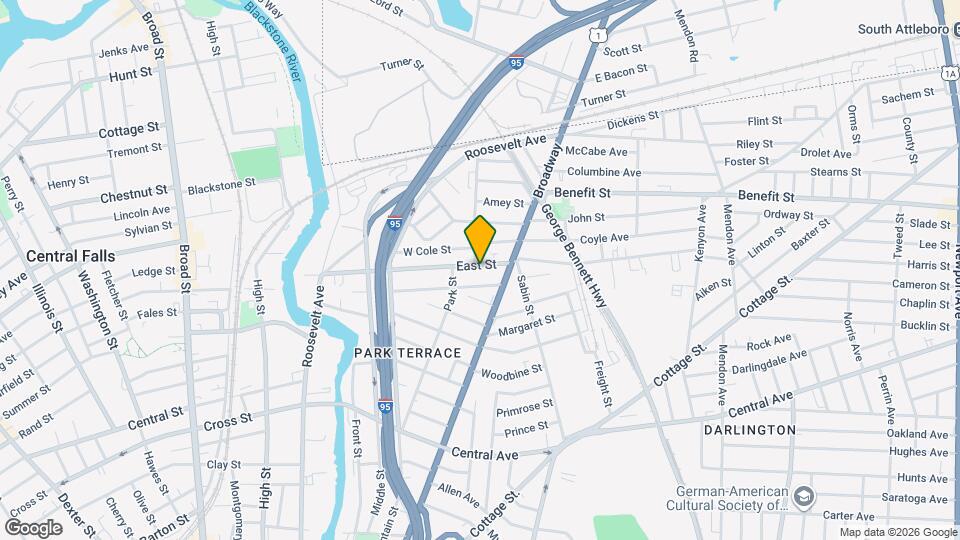 215 East St, Unit Floor 1 Map and Location Details