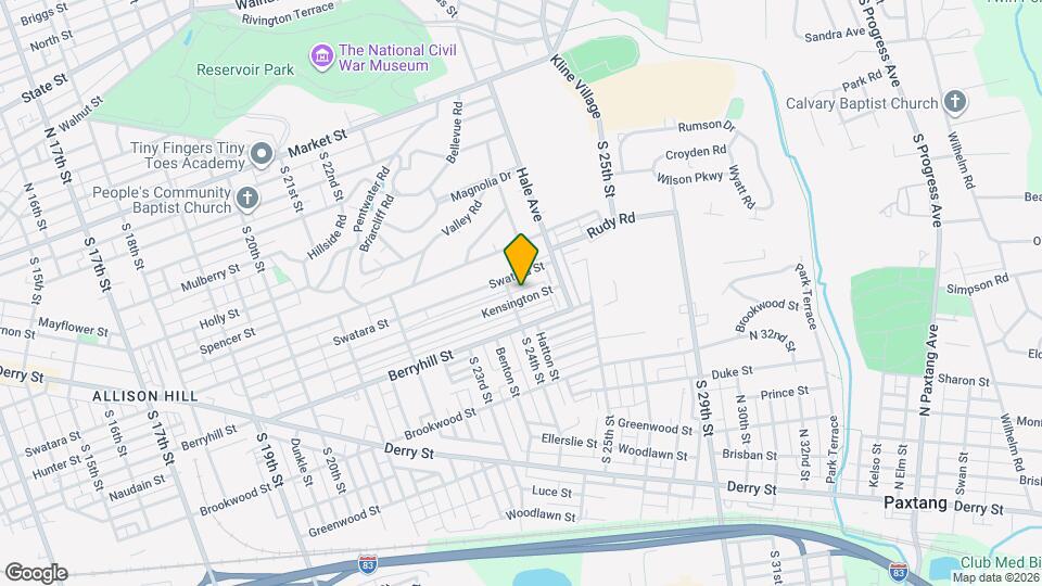 2410 Kensington St Map and Location Details