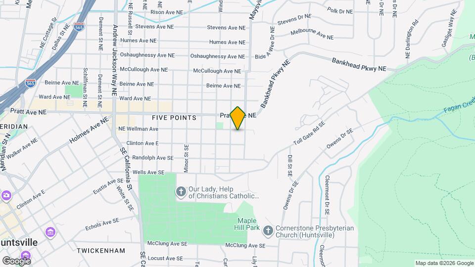 1612 NE Wellman Ave Map and Location Details