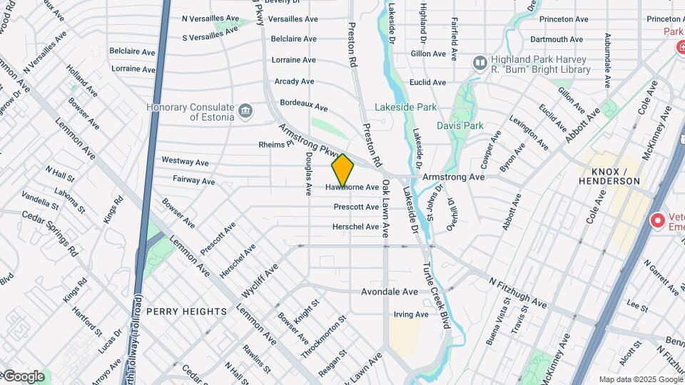 4144 Hawthorne Ave Map and Location Details
