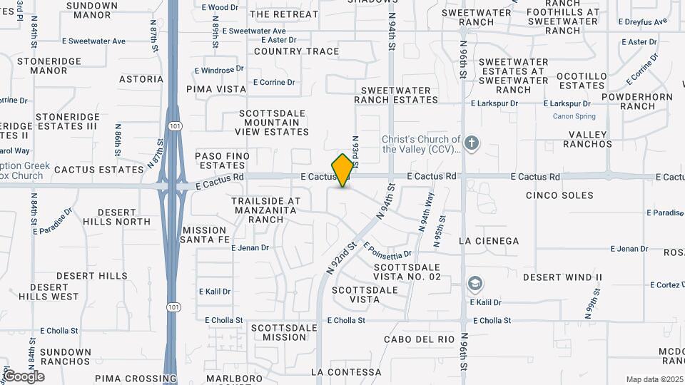 9245 E Laurel Ln Map and Location Details