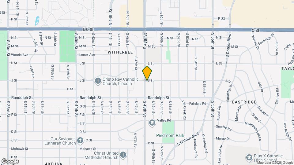 600 S 48th St Map and Location Details