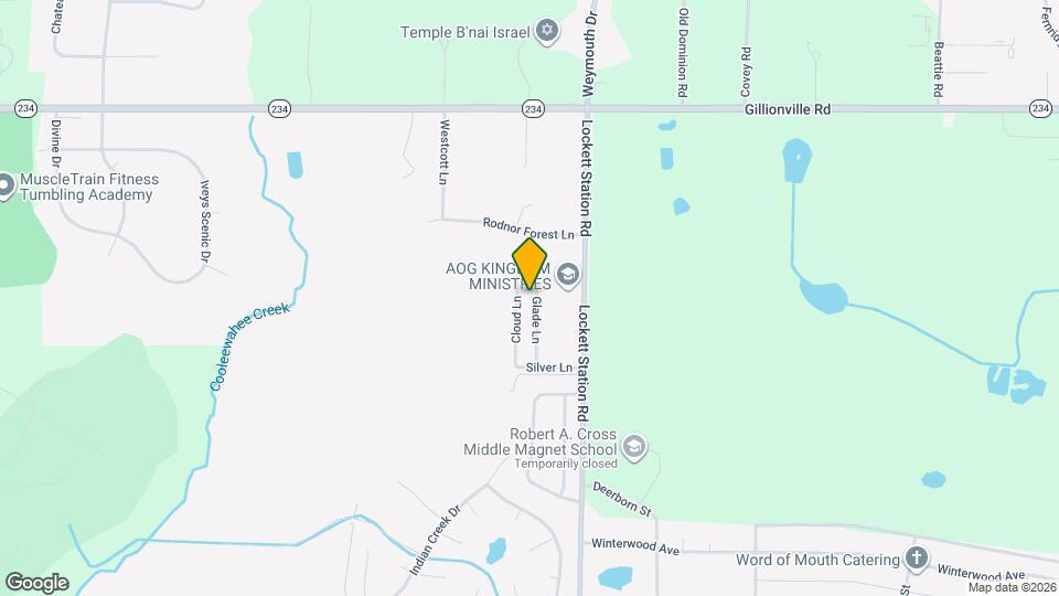 207 Glade Ln Map and Location Details
