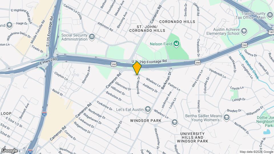 6400 Brookside Dr Map and Location Details