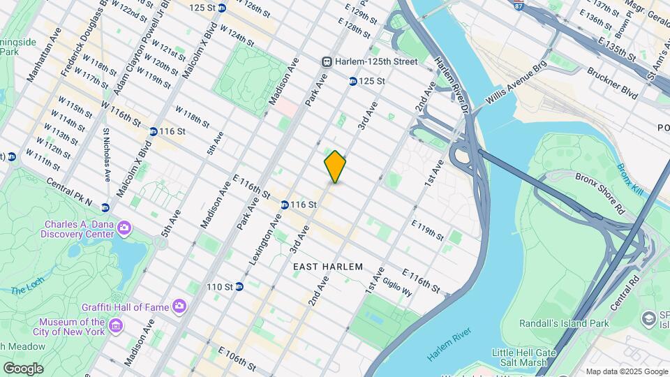 2173 Third Avenue Mapa y Detalles de la Ubicación