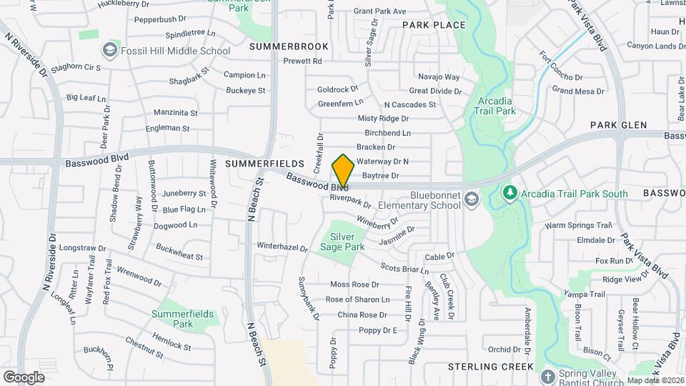 4621 Riverpark Dr Map and Location Details