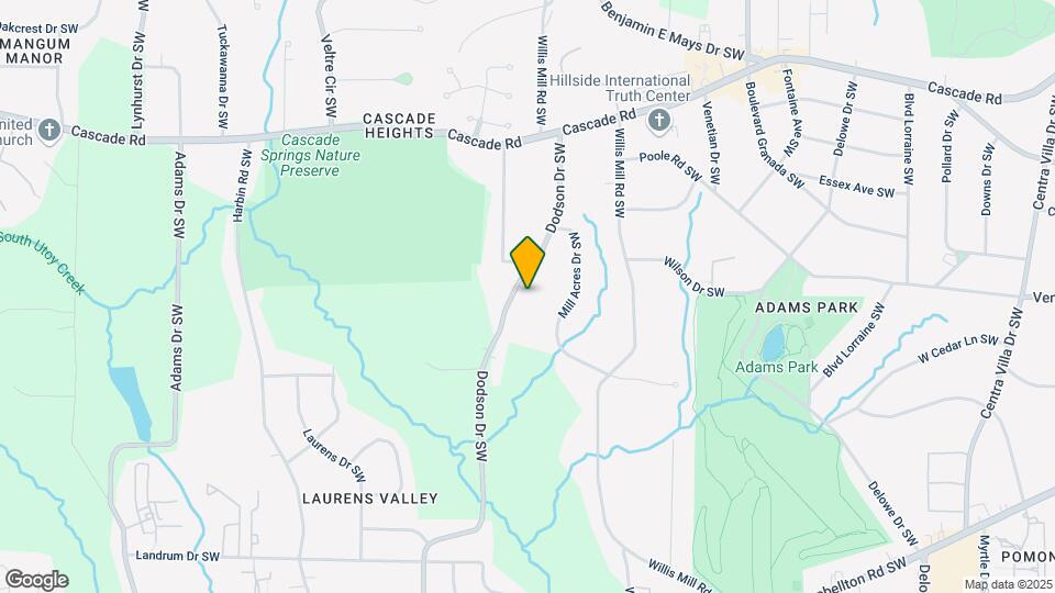1496 Dodson Dr SW Map and Location Details