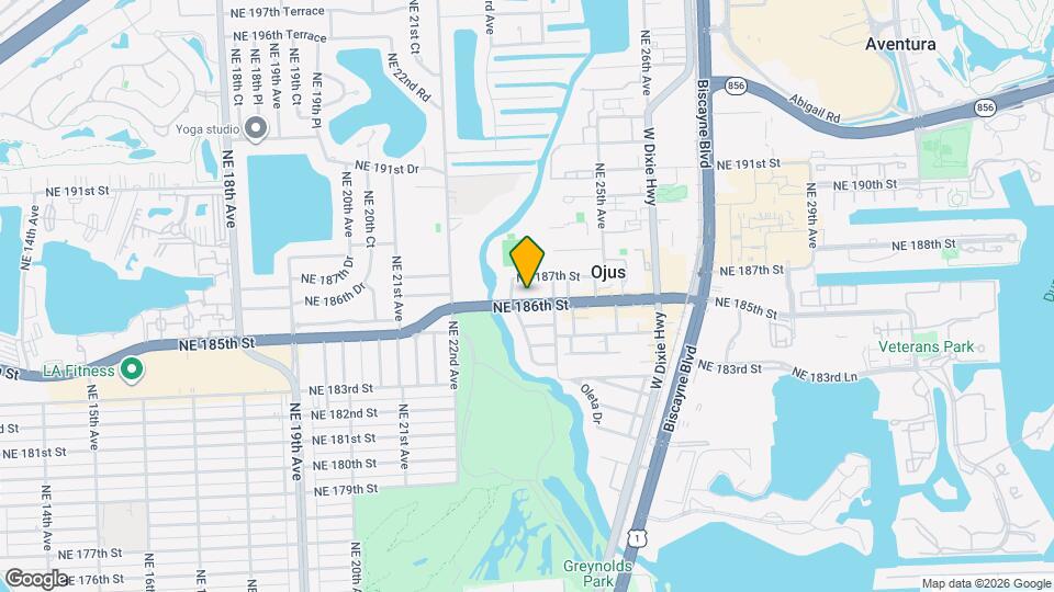 2345 NE 186th St, Unit 616 Map and Location Details