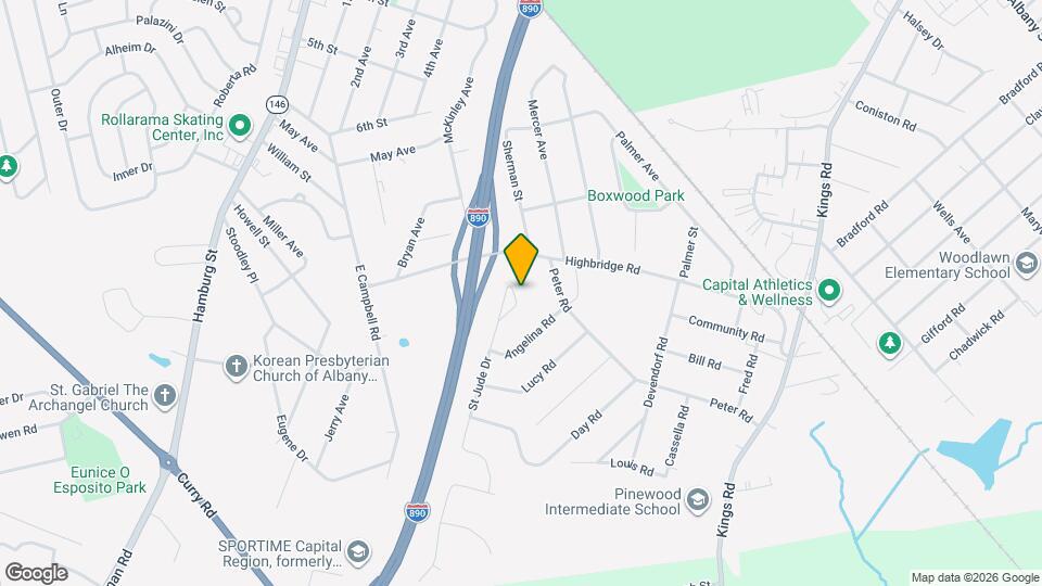 1116 St Jude Dr Map and Location Details