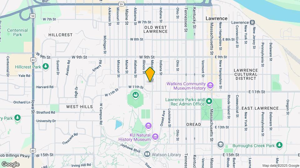 1029 Mississippi St Map and Location Details