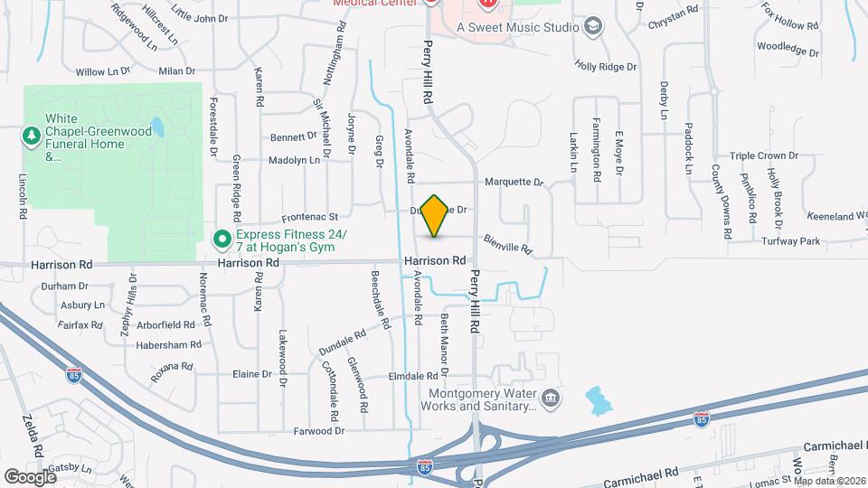 3814 Bienville Rd Map and Location Details