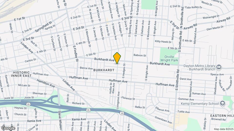 321 S Harbine Ave Map and Location Details