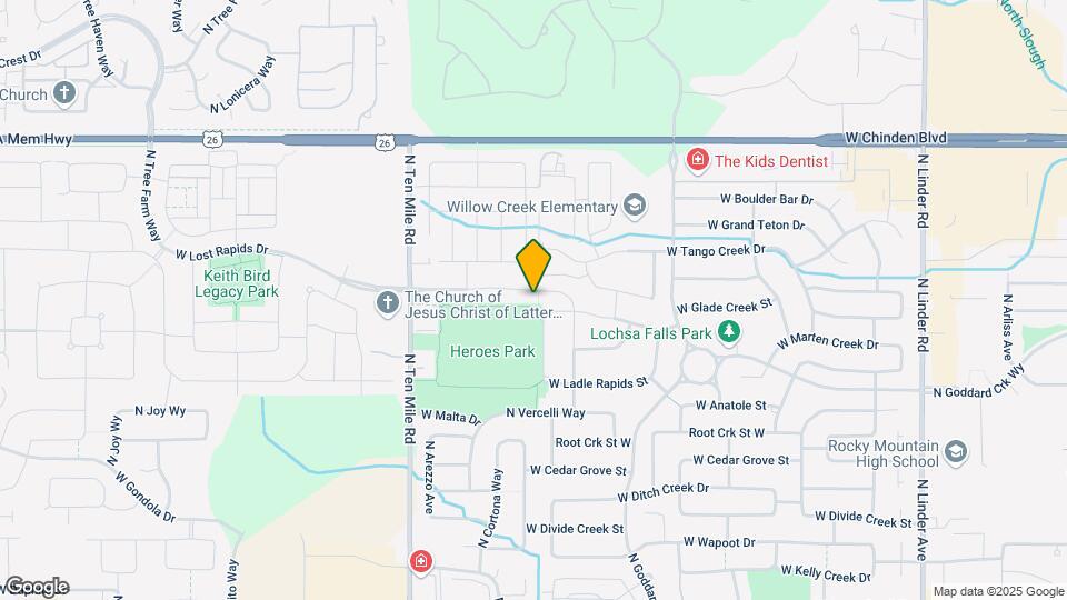 2801 W Lost Rapids Dr Map and Location Details