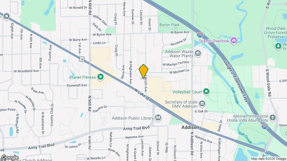 520 N Lincoln Ave Mapa y Detalles de la Ubicación