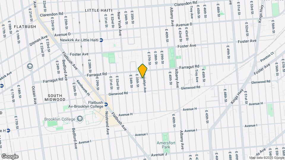 1540 Brooklyn Ave Map and Location Details