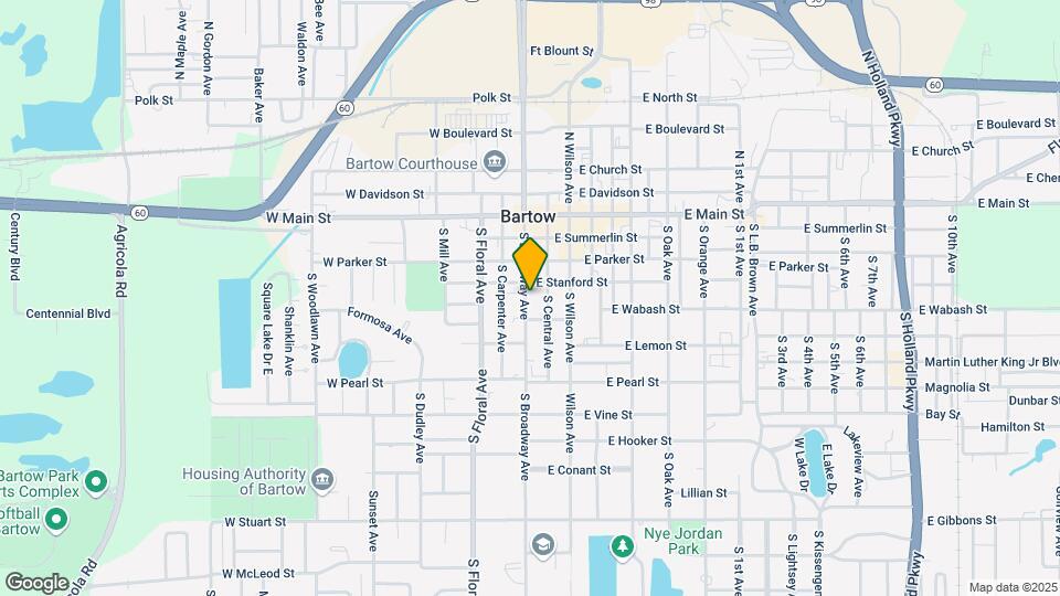 450 S Broadway Ave Map and Location Details